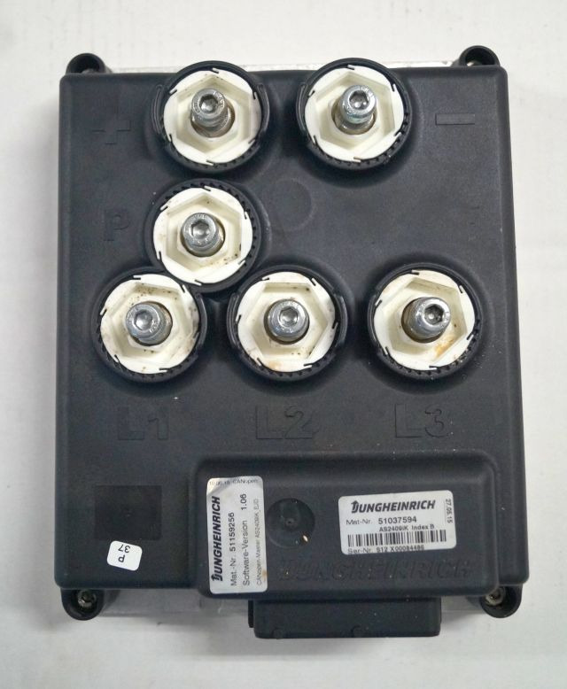 Jungheinrich 51037594 | Rij/hef regeling Drive/lift controller AS2409 i k index - ECU for Material handling equipment: picture 1 Jungheinrich 51037594 | Rij/hef regeling Drive/lift controller AS2409 i k index - ECU for Material handling equipment: picture 1