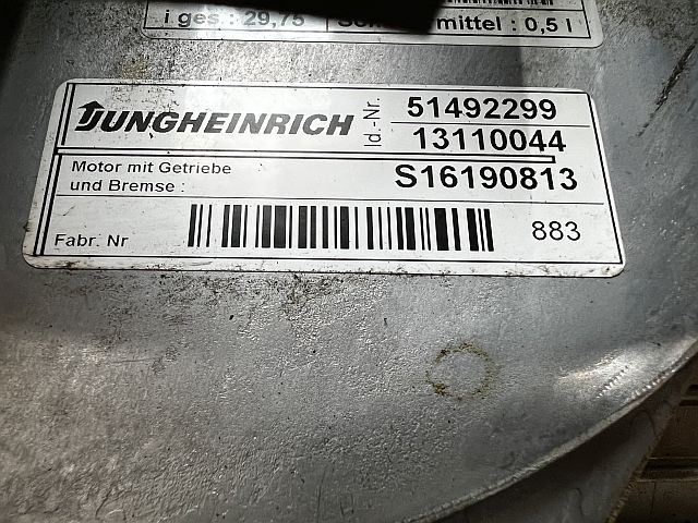 Jungheinrich 51116804 | Complete drive unit including 51066788 Brake 51492299 Mo - Electrical system for Material handling equipment: picture 4 Jungheinrich 51116804 | Complete drive unit including 51066788 Brake 51492299 Mo - Electrical system for Material handling equipment: picture 4
