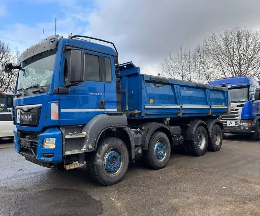 MAN TGS 35.440/ 8X4 / BB / Meiller 3-stronny wywrotka / Bordmatik  / Euro6 / Retarder - Tipper: picture 1 MAN TGS 35.440/ 8X4 / BB / Meiller 3-stronny wywrotka / Bordmatik  / Euro6 / Retarder - Tipper: picture 1