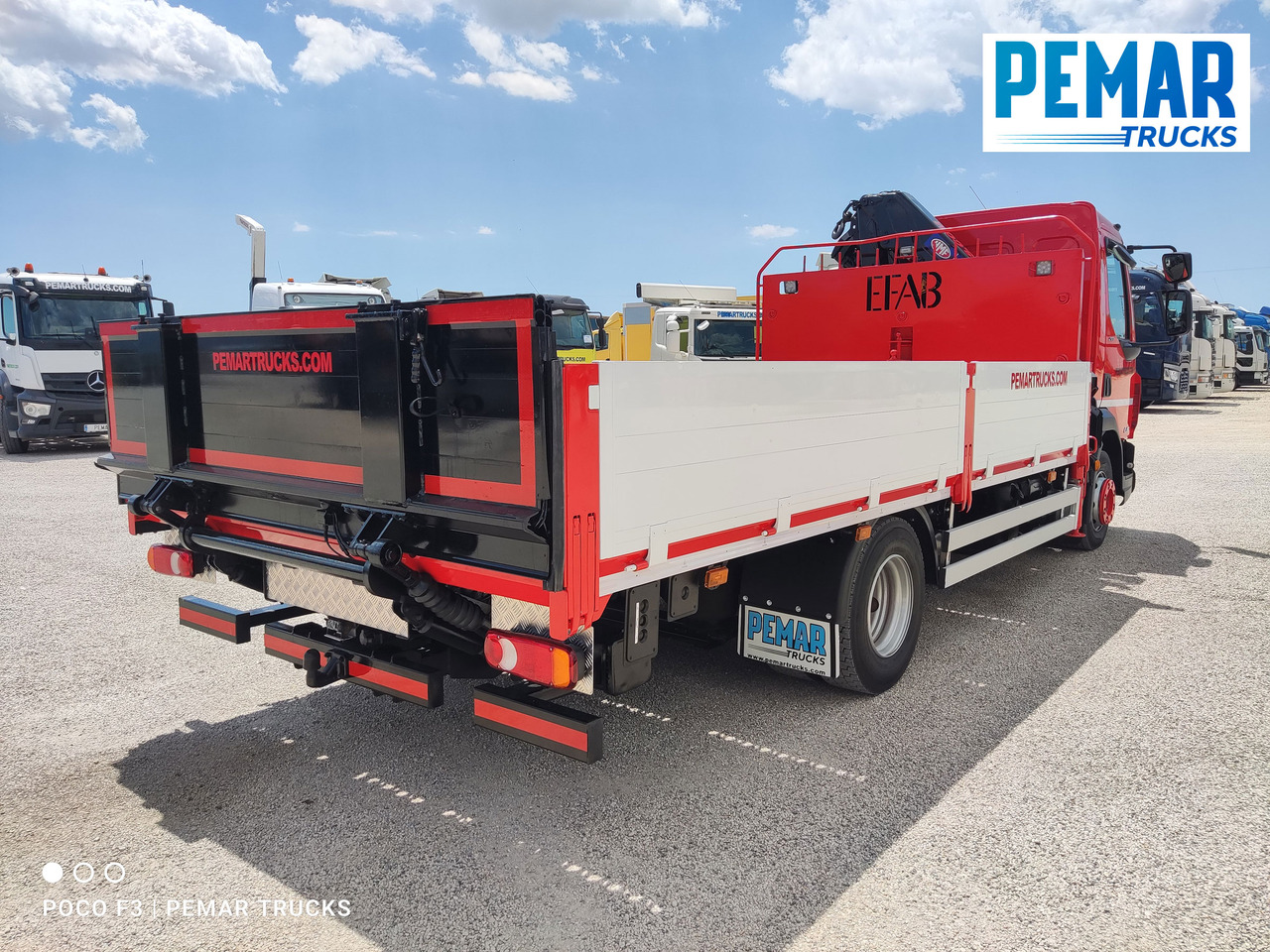 Dropside/ Flatbed truck, Crane truck DAF LF 210 GRUA CAJA FIJA: picture 6 Dropside/ Flatbed truck, Crane truck DAF LF 210 GRUA CAJA FIJA: picture 6