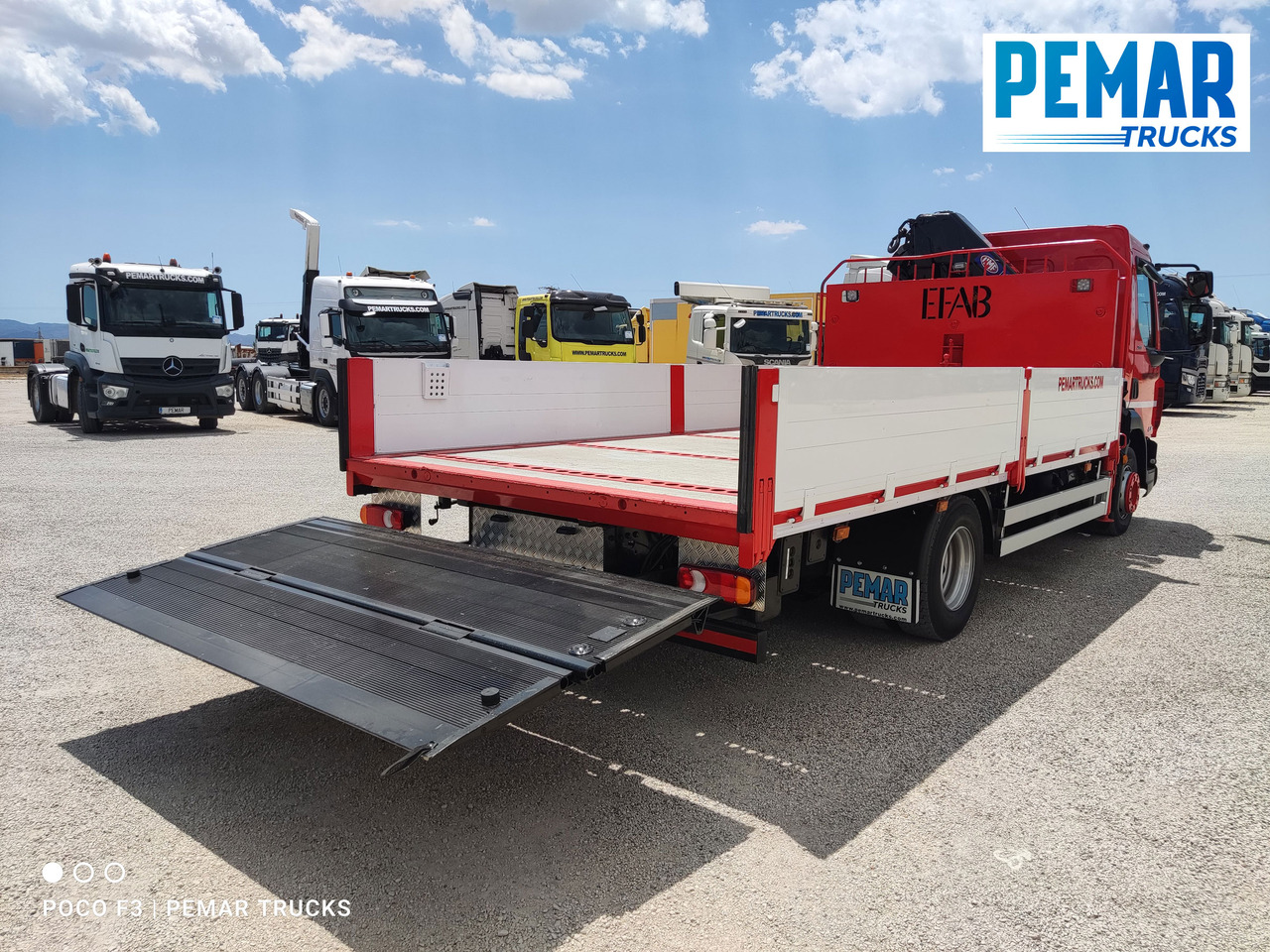 Dropside/ Flatbed truck, Crane truck DAF LF 210 GRUA CAJA FIJA: picture 10 Dropside/ Flatbed truck, Crane truck DAF LF 210 GRUA CAJA FIJA: picture 10