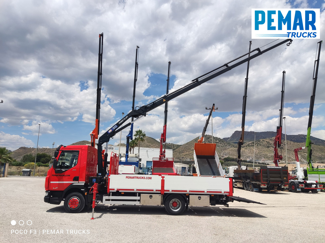 Dropside/ Flatbed truck, Crane truck DAF LF 210 GRUA CAJA FIJA: picture 19 Dropside/ Flatbed truck, Crane truck DAF LF 210 GRUA CAJA FIJA: picture 19