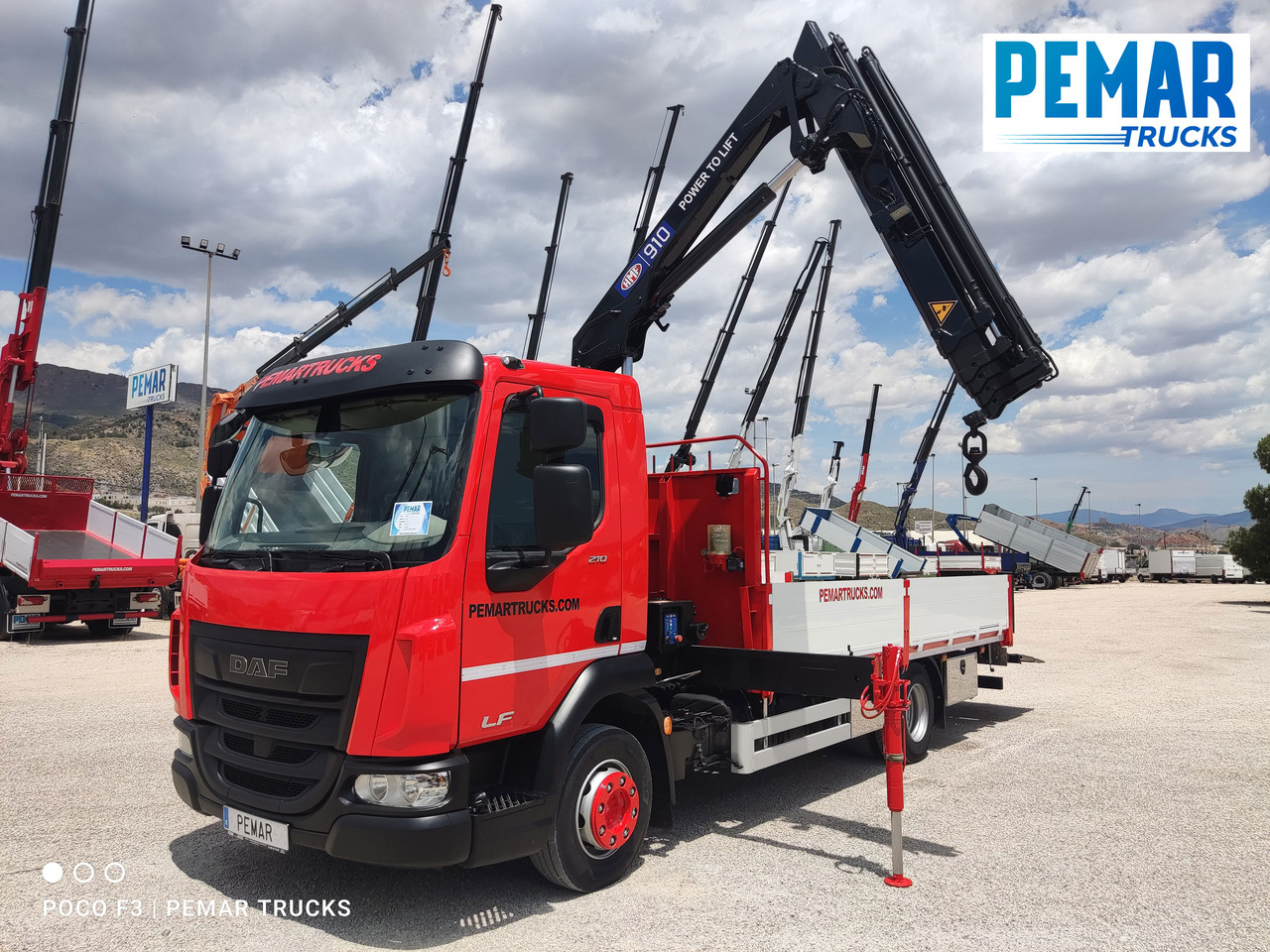 Dropside/ Flatbed truck, Crane truck DAF LF 210 GRUA CAJA FIJA: picture 24 Dropside/ Flatbed truck, Crane truck DAF LF 210 GRUA CAJA FIJA: picture 24