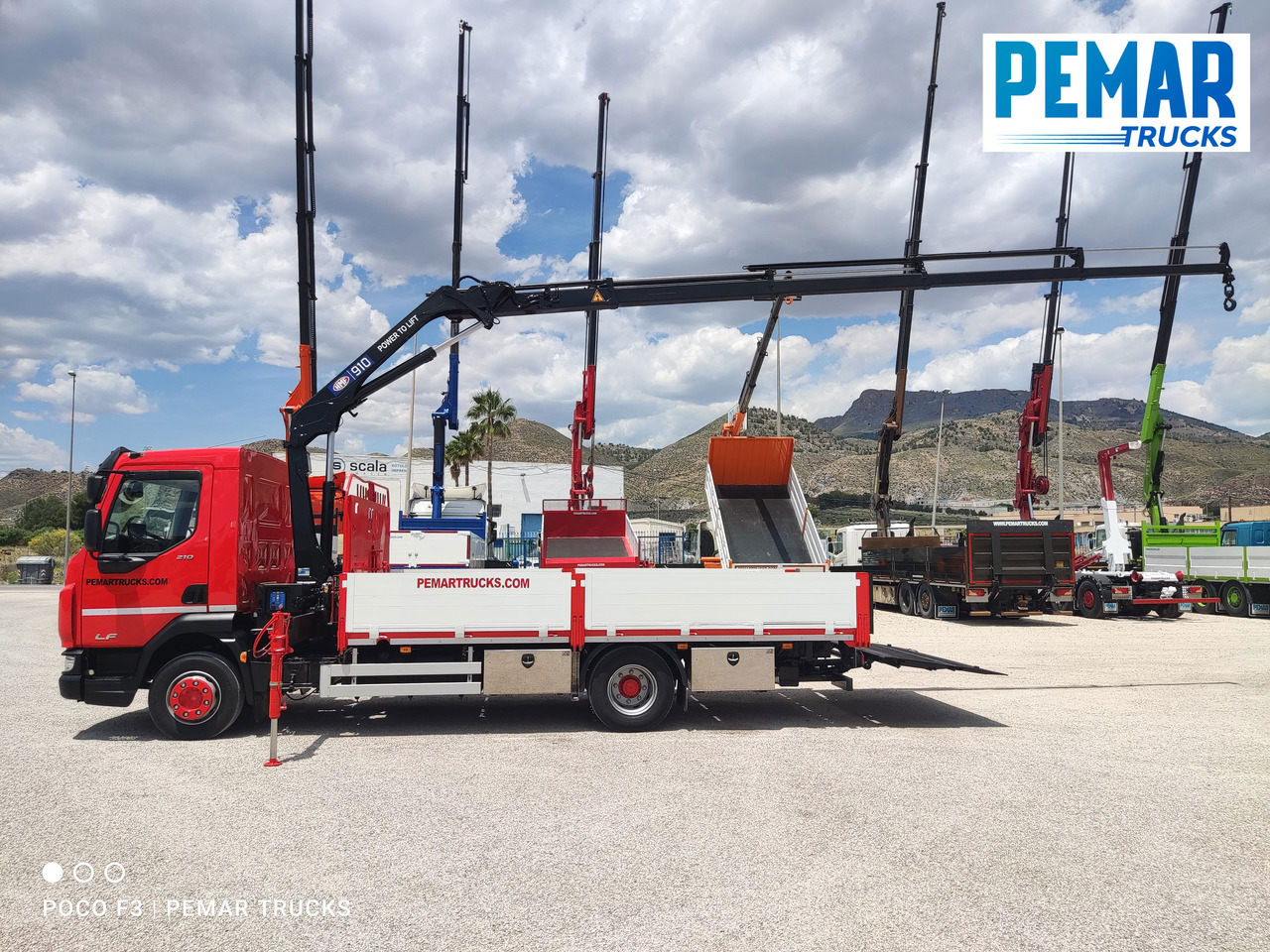 Dropside/ Flatbed truck, Crane truck DAF LF 210 GRUA CAJA FIJA: picture 18 Dropside/ Flatbed truck, Crane truck DAF LF 210 GRUA CAJA FIJA: picture 18