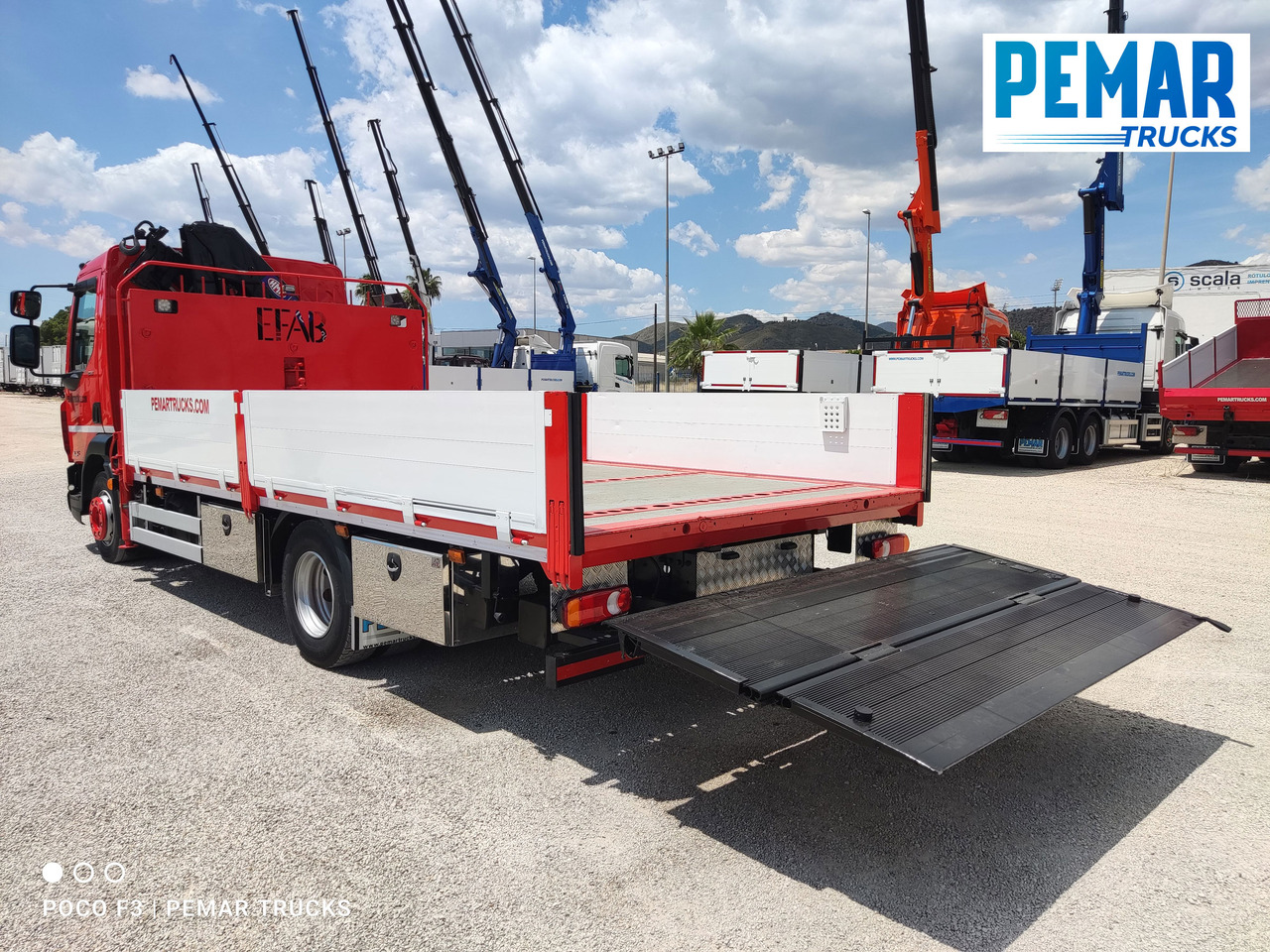 Dropside/ Flatbed truck, Crane truck DAF LF 210 GRUA CAJA FIJA: picture 13 Dropside/ Flatbed truck, Crane truck DAF LF 210 GRUA CAJA FIJA: picture 13