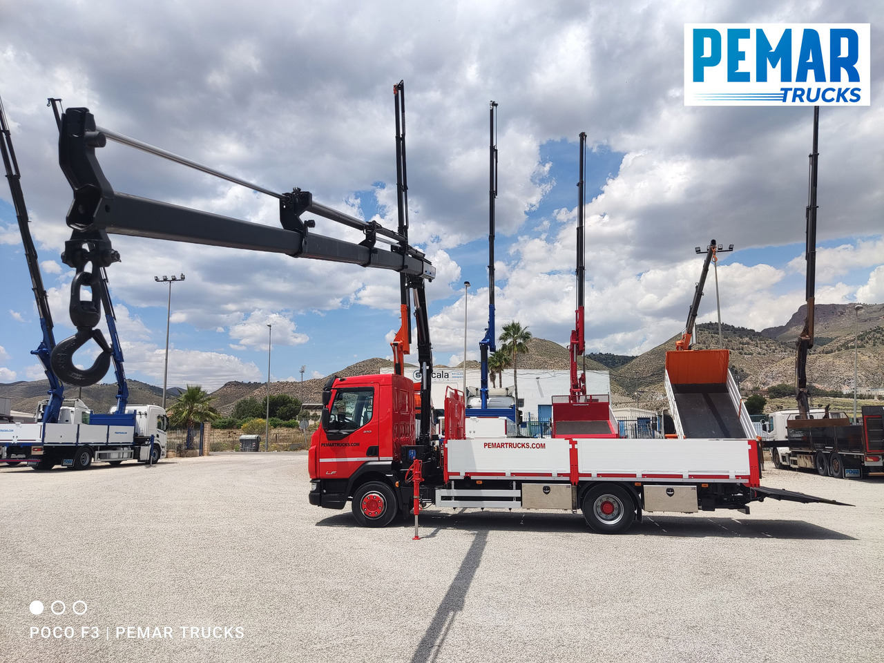 Dropside/ Flatbed truck, Crane truck DAF LF 210 GRUA CAJA FIJA: picture 23 Dropside/ Flatbed truck, Crane truck DAF LF 210 GRUA CAJA FIJA: picture 23