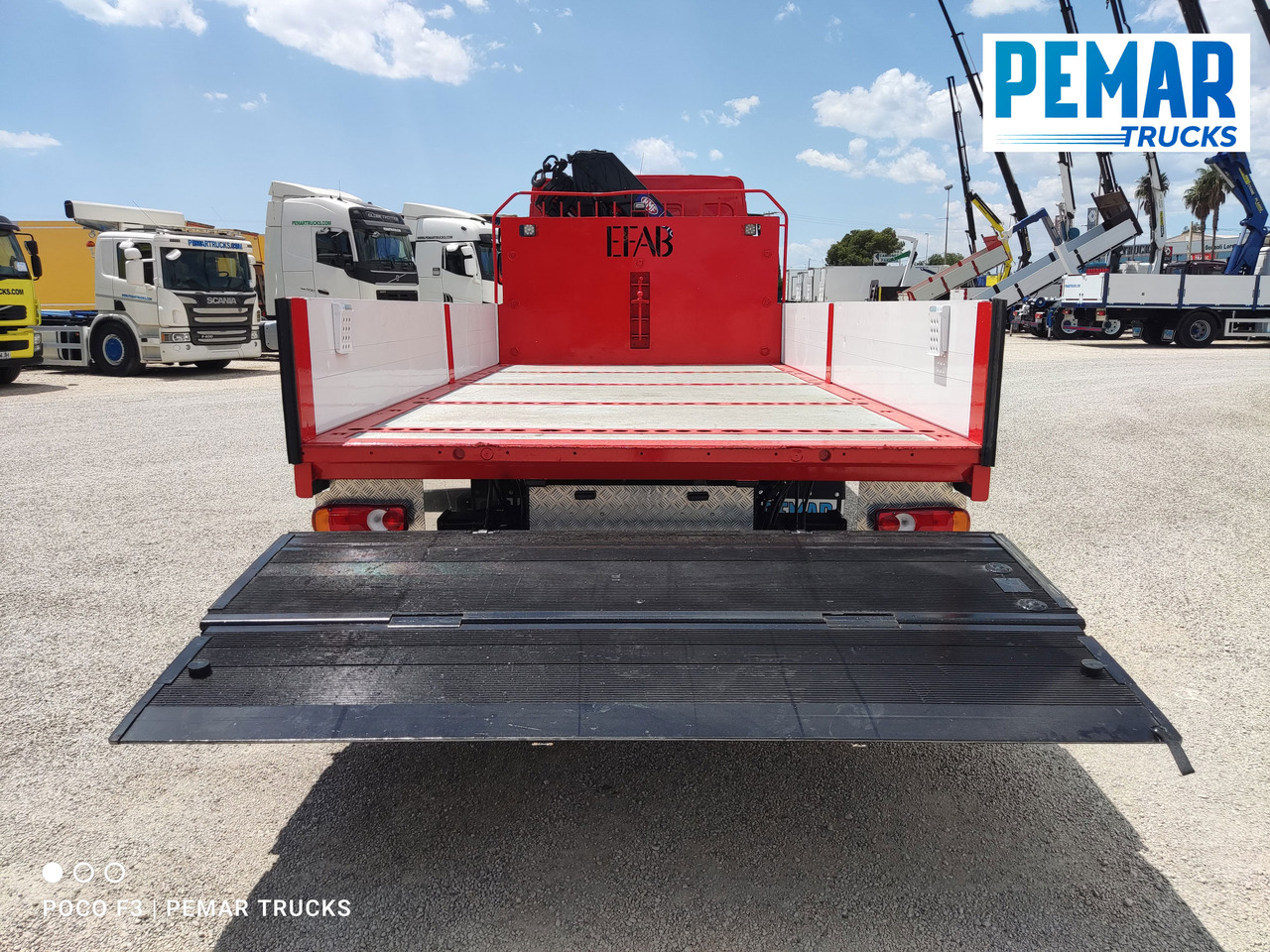 Dropside/ Flatbed truck, Crane truck DAF LF 210 GRUA CAJA FIJA: picture 11 Dropside/ Flatbed truck, Crane truck DAF LF 210 GRUA CAJA FIJA: picture 11