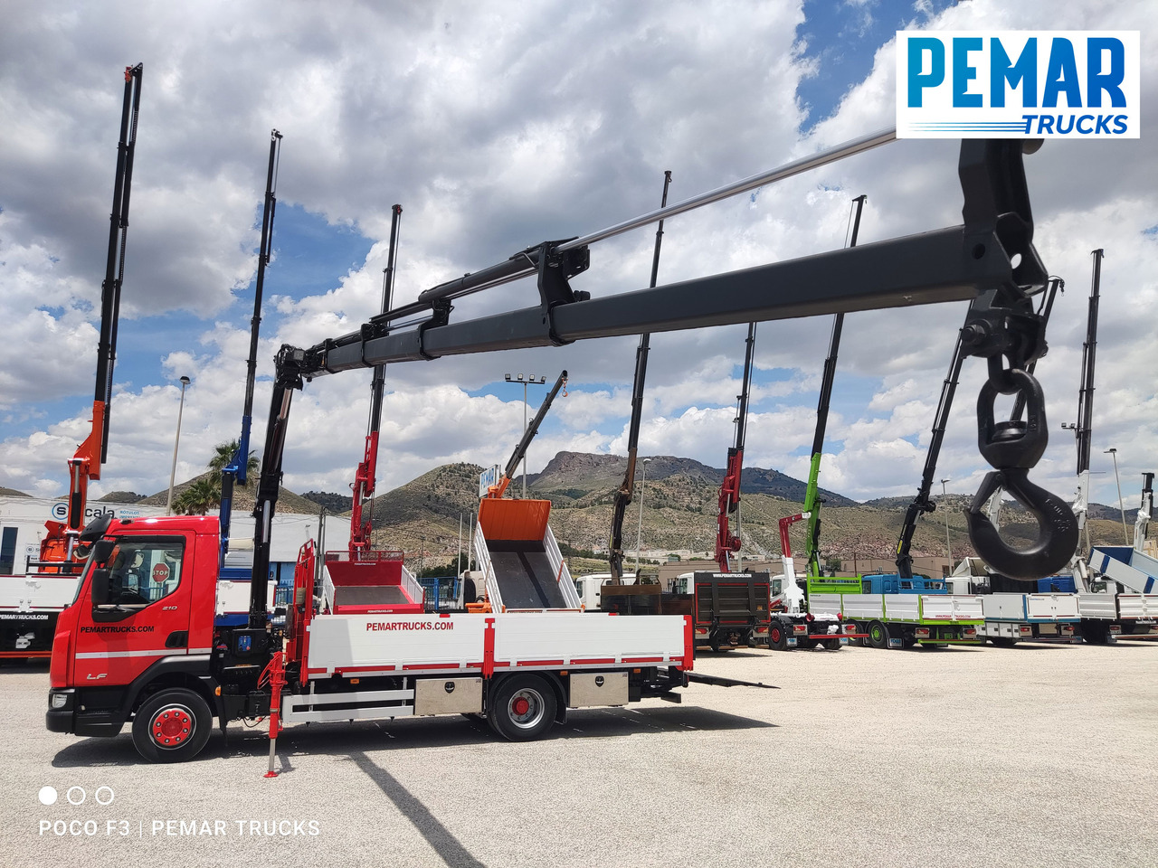 Dropside/ Flatbed truck, Crane truck DAF LF 210 GRUA CAJA FIJA: picture 22 Dropside/ Flatbed truck, Crane truck DAF LF 210 GRUA CAJA FIJA: picture 22