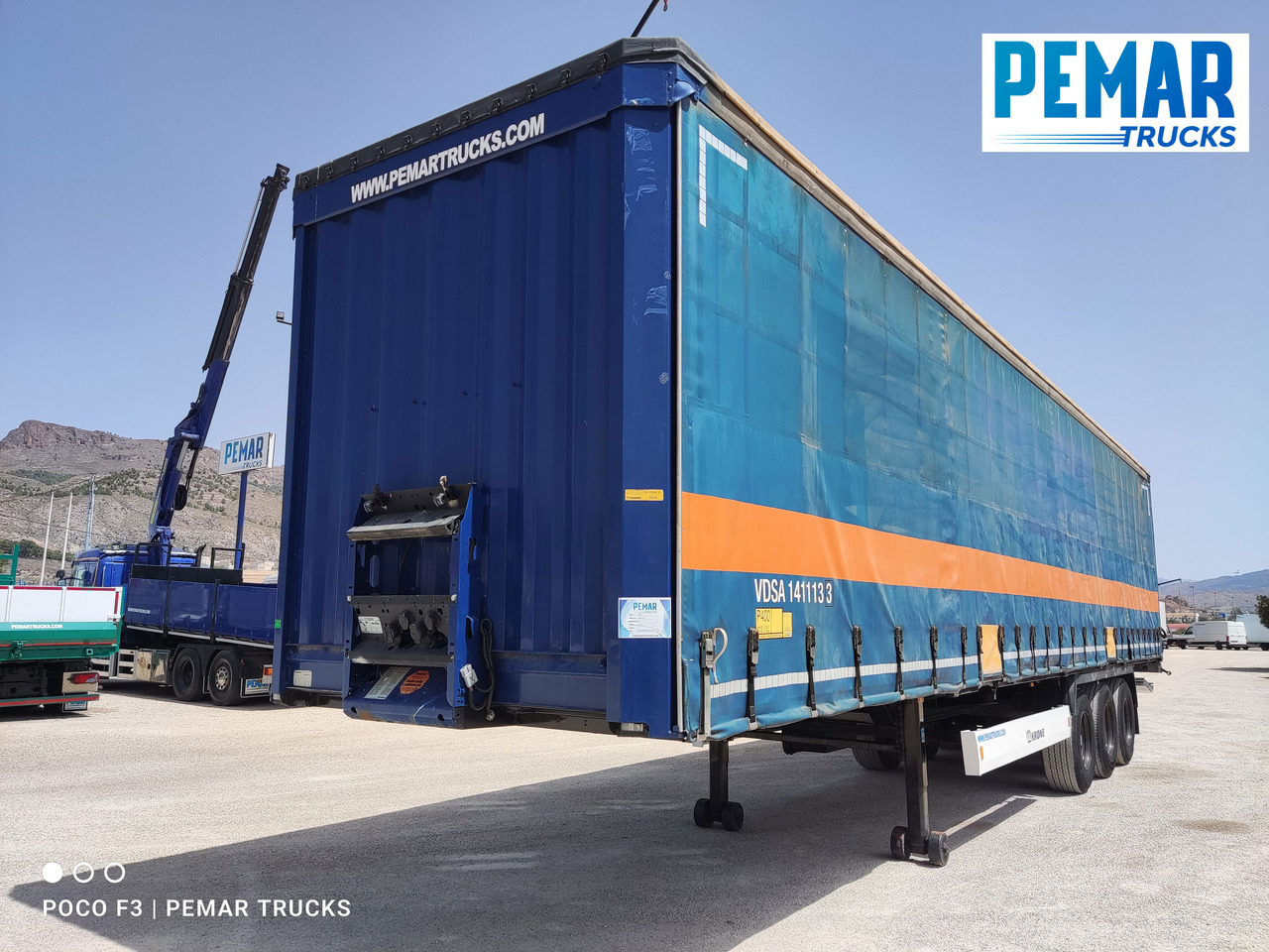 KRONE SD TAUTLINER PLATAFORMA ELEVADORA - Curtainsider semi-trailer: picture 1 KRONE SD TAUTLINER PLATAFORMA ELEVADORA - Curtainsider semi-trailer: picture 1