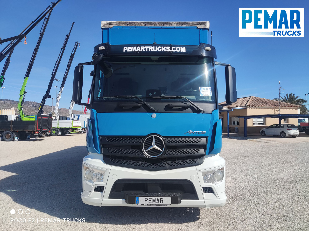 MERCEDES-BENZ ANTOS 1827 SEMITAUTLINER RETARDER - Curtainsider truck: picture 2 MERCEDES-BENZ ANTOS 1827 SEMITAUTLINER RETARDER - Curtainsider truck: picture 2