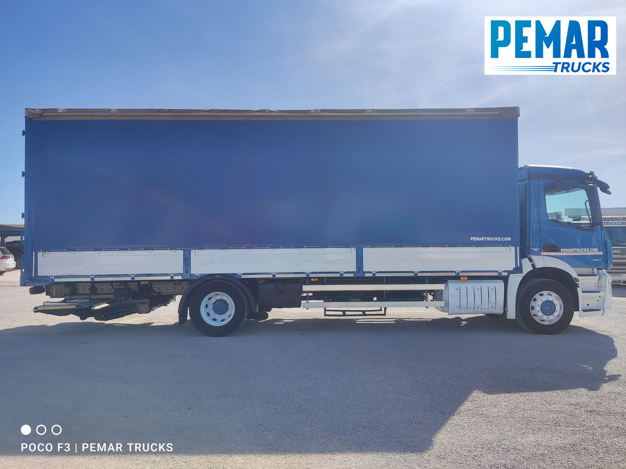 MERCEDES-BENZ ANTOS 1827 SEMITAUTLINER RETARDER - Curtainsider truck: picture 4 MERCEDES-BENZ ANTOS 1827 SEMITAUTLINER RETARDER - Curtainsider truck: picture 4