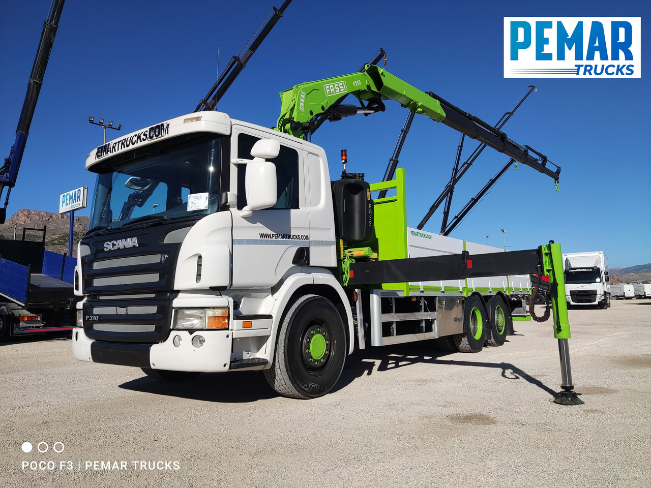 SCANIA P 310 6X2 GRUA CAJA FIJA FASSI F 210 - Crane truck: picture 1 SCANIA P 310 6X2 GRUA CAJA FIJA FASSI F 210 - Crane truck: picture 1
