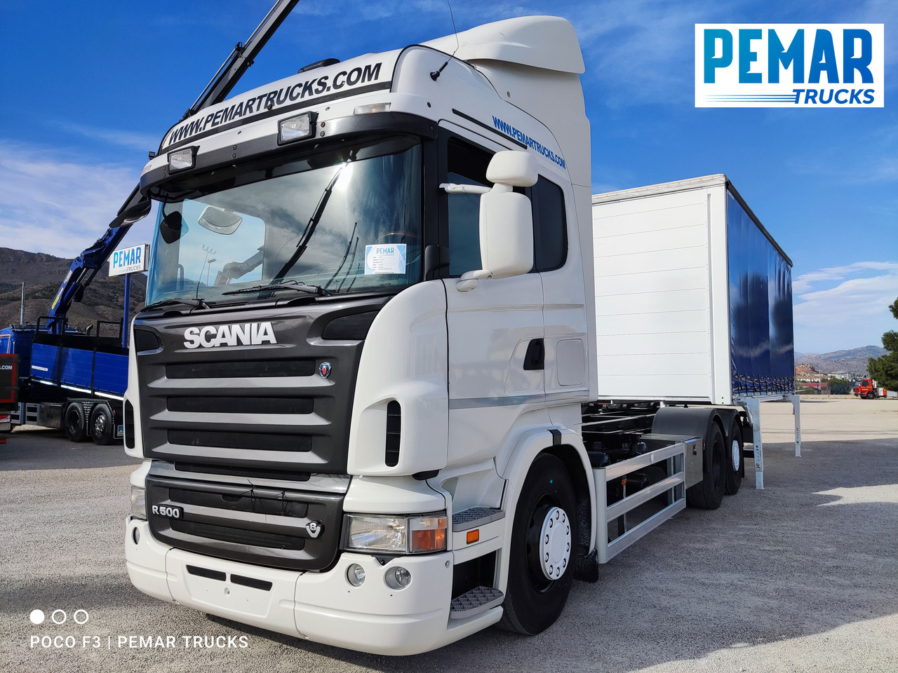 Container transporter/ Swap body truck SCANIA R 500 6X2 TAUTLINER CAJA INTERCAMBIABLE: picture 34