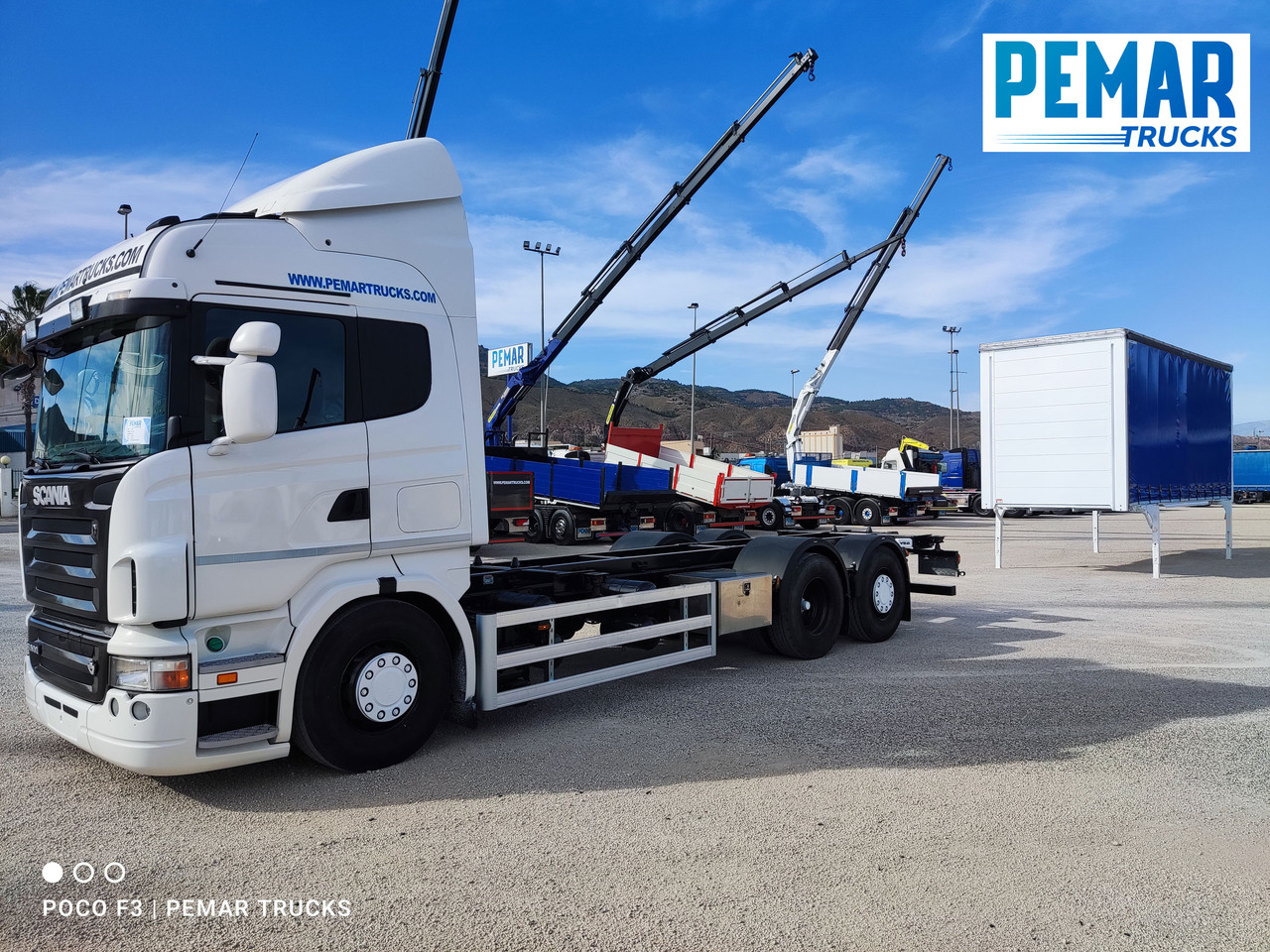 Container transporter/ Swap body truck SCANIA R 500 6X2 TAUTLINER CAJA INTERCAMBIABLE: picture 39