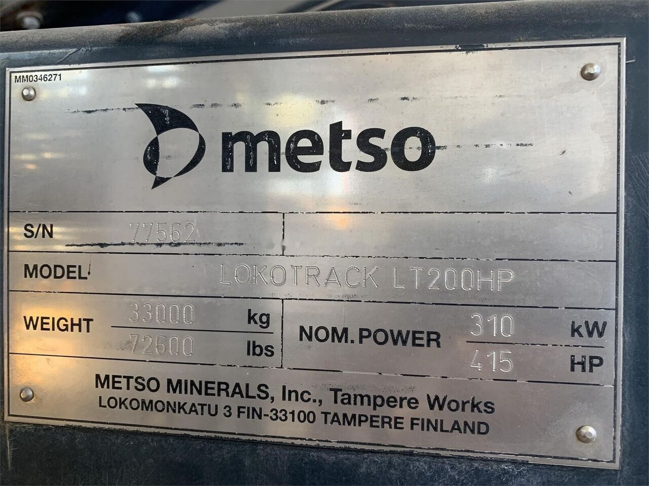 Metso LT200HP - Mobile crusher: picture 2 Metso LT200HP - Mobile crusher: picture 2