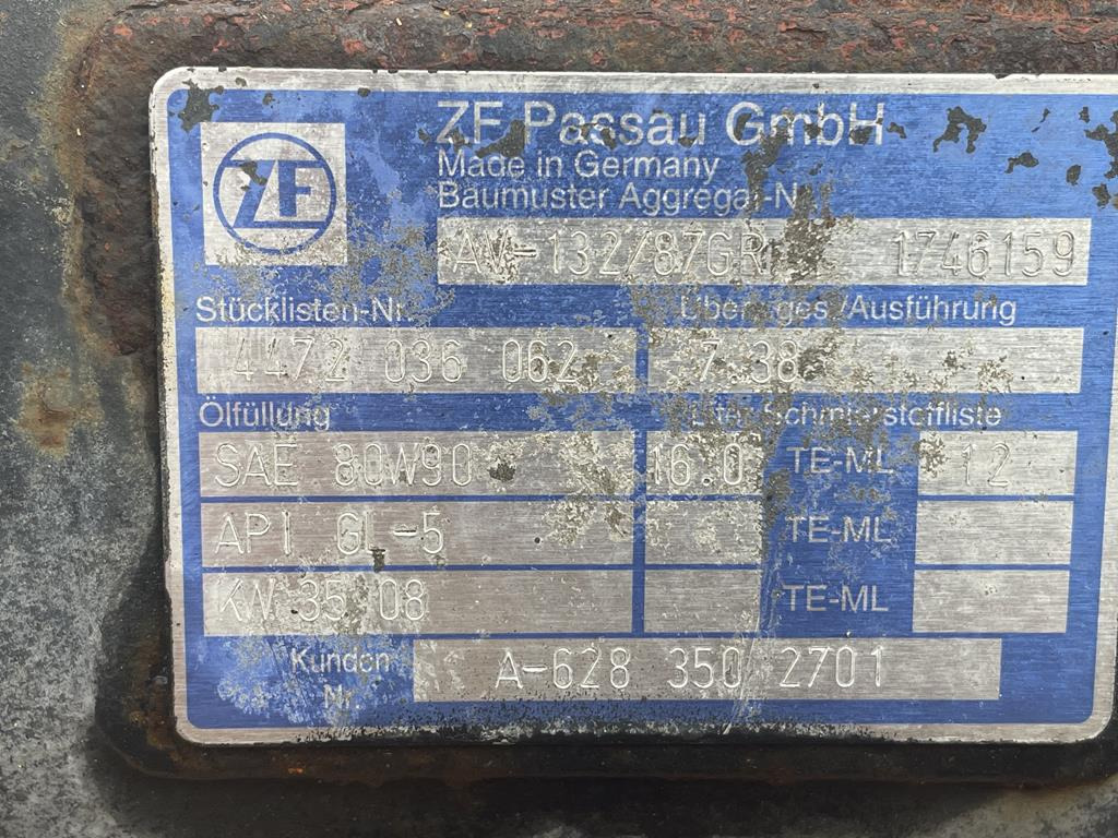 ZF FOR BUS - Α 628 350 2701 - Transmission for Bus: picture 5 ZF FOR BUS - Α 628 350 2701 - Transmission for Bus: picture 5