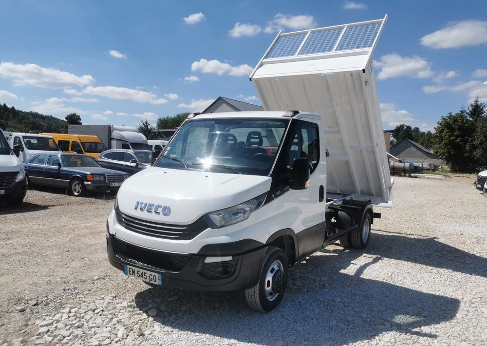 Tipper van Iveco Daily 35-130 kiper Wywrotka blizniak Niski przebieg 2.3HPi-130KM klimatyzacja 35C13: picture 8
