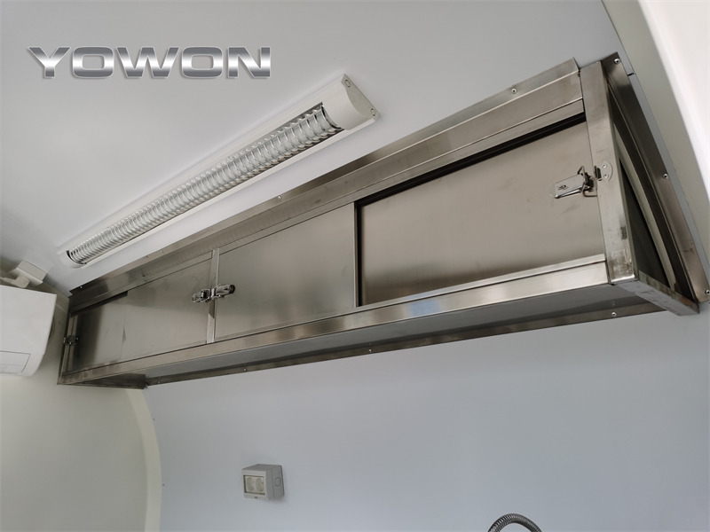 New Vending trailer for transportation of food YOWON Fully customized food vending cart mobile street fast food trailer: picture 20