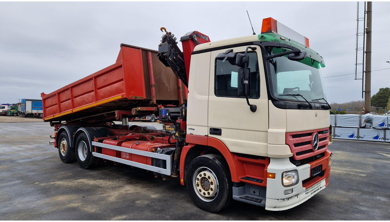 Cable system truck, Crane truck Mercedes-Benz ACTROS 2544L 6X2*4 HMF 1420K4 2012: picture 7
