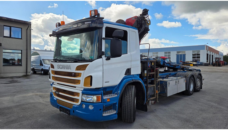Cable system truck, Crane truck Scania P360 6X2*4 HMF 1720K4 EURO6: picture 16