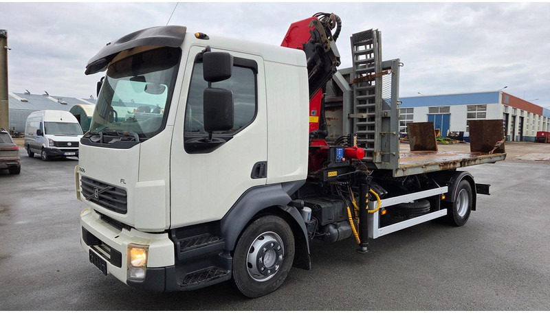 Volvo FL280 4X2 HMF 1560 + platform - Hook lift truck, Crane truck: picture 1 Volvo FL280 4X2 HMF 1560 + platform - Hook lift truck, Crane truck: picture 1