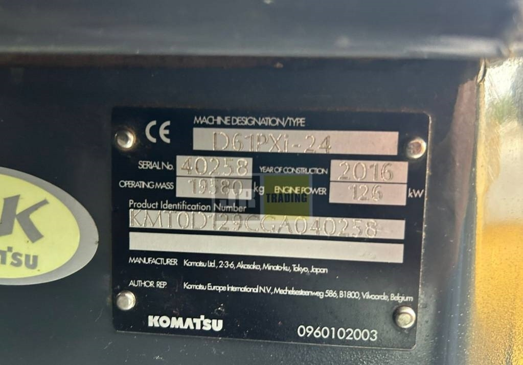Bulldozer Komatsu D 61 PXI-24 (Topcon intelligent system): picture 6