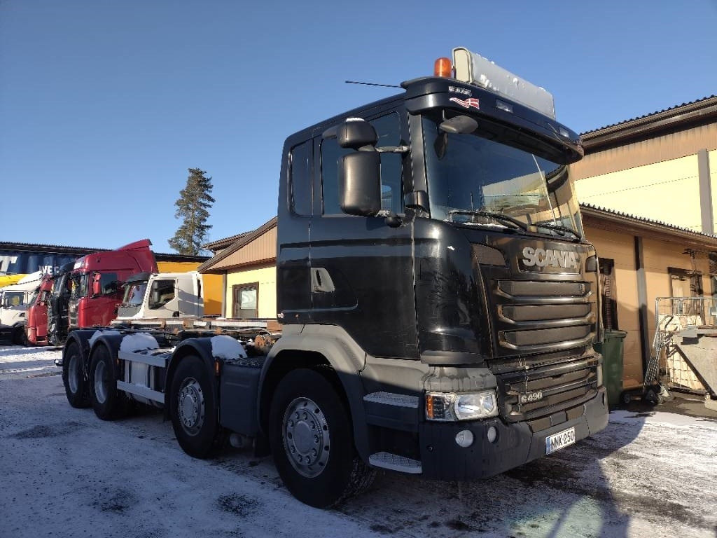 Scania R490 8x4 vaijerilaite,Euro6 - Skip loader truck: picture 1 Scania R490 8x4 vaijerilaite,Euro6 - Skip loader truck: picture 1