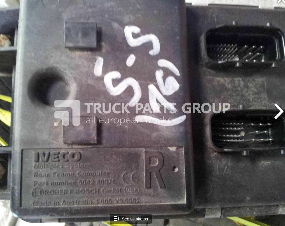 IVECO STRALIS EURO 5 emission Front modul, Multiplex system, by BOSCH control unit - ECU for Truck: picture 4 IVECO STRALIS EURO 5 emission Front modul, Multiplex system, by BOSCH control unit - ECU for Truck: picture 4
