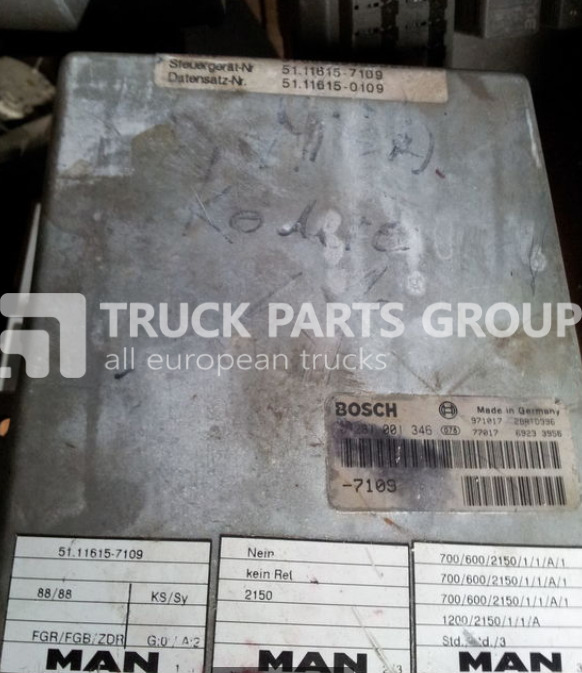 MAN ECU EDC, engine control unit 4 series , L2000, 51116167173, 5111 control unit - ECU for Truck: picture 5 MAN ECU EDC, engine control unit 4 series , L2000, 51116167173, 5111 control unit - ECU for Truck: picture 5
