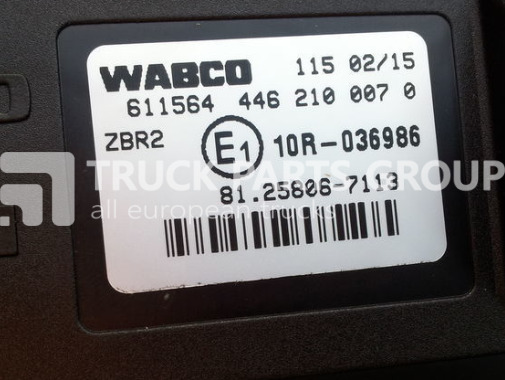 MAN TGX, TGL, TGM, TGS, ZBR2, ZBR control unit 81258067113, 44621000 control unit - ECU for Truck: picture 5 MAN TGX, TGL, TGM, TGS, ZBR2, ZBR control unit 81258067113, 44621000 control unit - ECU for Truck: picture 5