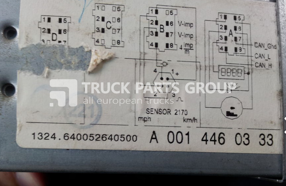 Mercedes-Benz Tachograph, tacho , MAN, DAF, VOLVO, IVECO, TYPE 1324, VDO, KENZ - Tachograph for Truck: picture 2 Mercedes-Benz Tachograph, tacho , MAN, DAF, VOLVO, IVECO, TYPE 1324, VDO, KENZ - Tachograph for Truck: picture 2