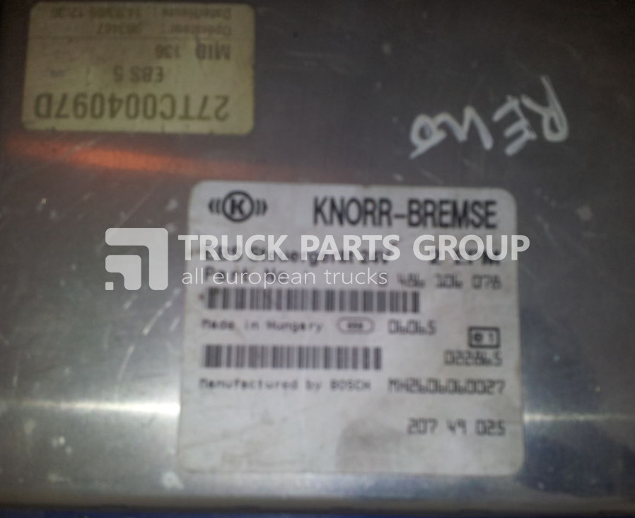 RENAULT DXI MAGNUM, PREMIUM EBS Control unit 20749025, 20895573, 0486106 control unit - ECU for Truck: picture 2 RENAULT DXI MAGNUM, PREMIUM EBS Control unit 20749025, 20895573, 0486106 control unit - ECU for Truck: picture 2
