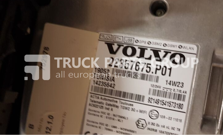 RENAULT T series RANGE, GAMA, VOLVO FH4 EURO6 ACTIA automotive Telematic control unit - ECU for Truck: picture 3 RENAULT T series RANGE, GAMA, VOLVO FH4 EURO6 ACTIA automotive Telematic control unit - ECU for Truck: picture 3