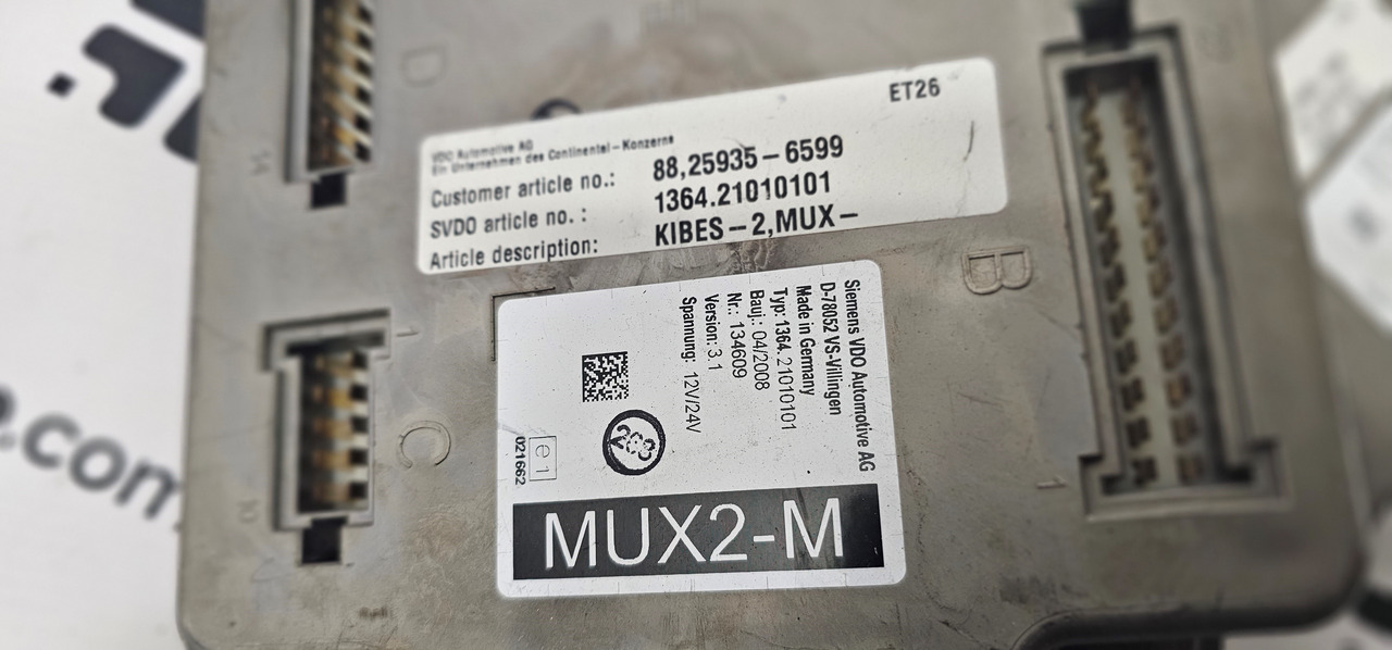 SCANIA SCANIA T, P, G, R, L, S, MUX2-M control unit, MUX2 - M, Ecu Scania F K N-Series Coach Trucks, SOLARIS, NOS Continental Automotive Multiplex Node MUX2-B D-78052, Multiplex MUX2-M VDO Siemens Truck Coac - ECU for Truck: picture 4 SCANIA SCANIA T, P, G, R, L, S, MUX2-M control unit, MUX2 - M, Ecu Scania F K N-Series Coach Trucks, SOLARIS, NOS Continental Automotive Multiplex Node MUX2-B D-78052, Multiplex MUX2-M VDO Siemens Truck Coac - ECU for Truck: picture 4