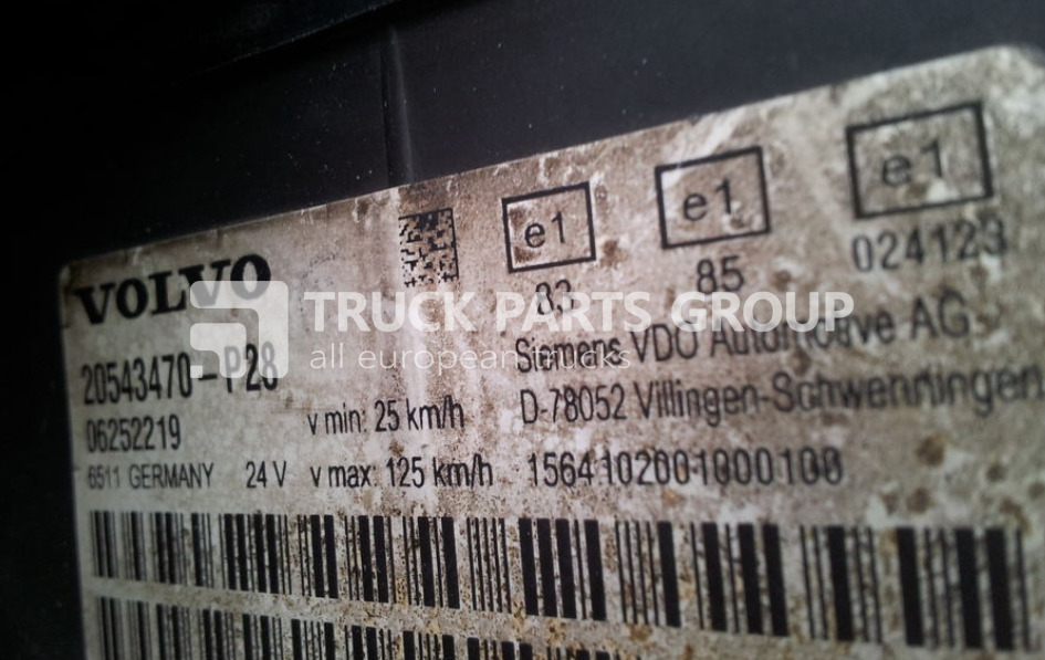 VOLVO FH12, FH13, FM12, FM13, EURO3, EURO4 EURO5 emission instrument p dashboard - Dashboard for Truck: picture 5 VOLVO FH12, FH13, FM12, FM13, EURO3, EURO4 EURO5 emission instrument p dashboard - Dashboard for Truck: picture 5