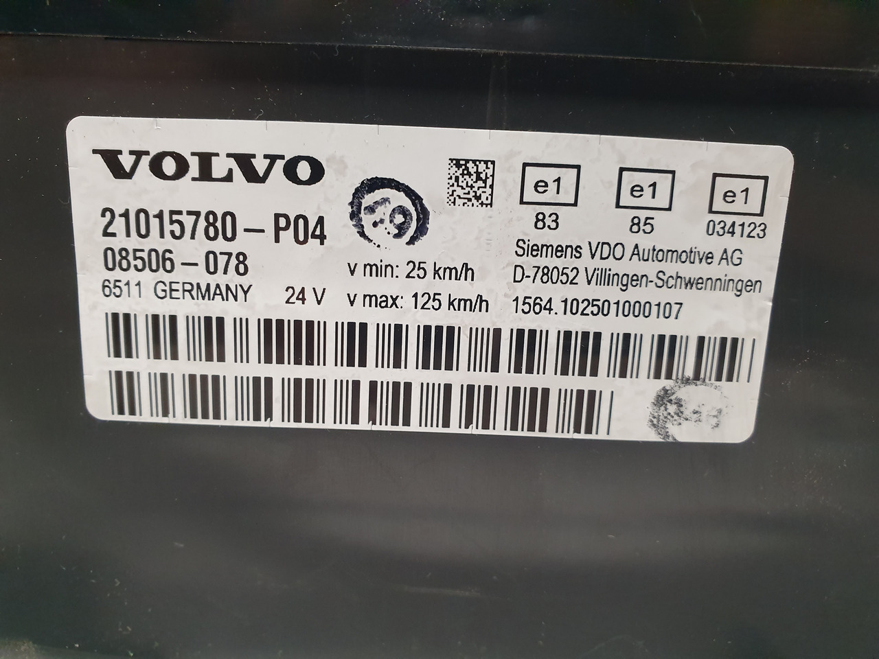 VOLVO FH13, EURO5 instrument cluster, combination kit, instrument panel dashboard - Dashboard for Truck: picture 5 VOLVO FH13, EURO5 instrument cluster, combination kit, instrument panel dashboard - Dashboard for Truck: picture 5