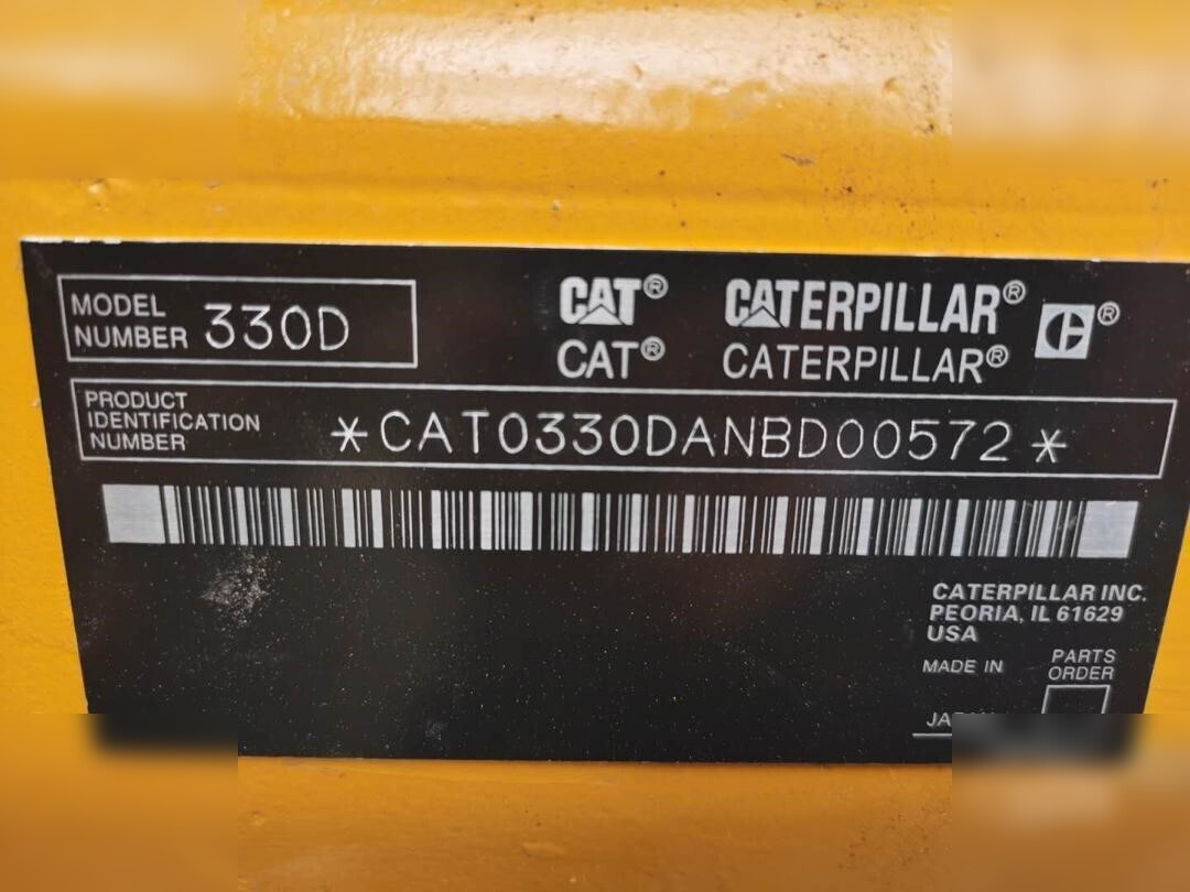 CATERPILLAR 330D - Crawler excavator: picture 5 CATERPILLAR 330D - Crawler excavator: picture 5