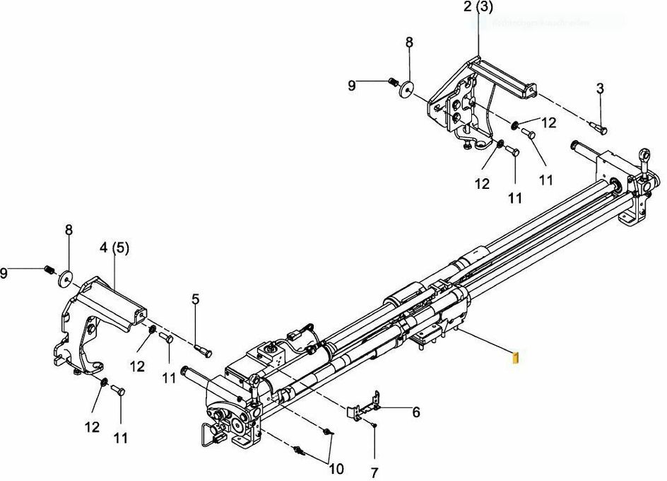 Door and parts for Truck MAN Lion´s City 12 Türantrieb hintere Tür Teilenummer 36744066140: picture 14