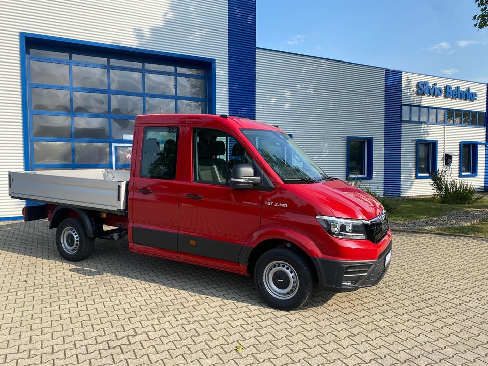 MAN TGE 3.140 Doka Pritsche Next Level *TEMPO*KLIMA*CAM*AHK*APP*PDC*INKL.19% MWST*SOFORT!* - Flatbed van, Combi van: picture 2 MAN TGE 3.140 Doka Pritsche Next Level *TEMPO*KLIMA*CAM*AHK*APP*PDC*INKL.19% MWST*SOFORT!* - Flatbed van, Combi van: picture 2