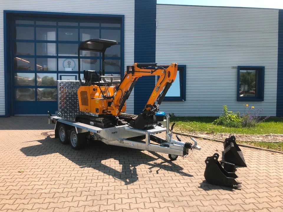 Minibagger BK1500JS inkl. Anhänger *INKL.19% MWST*BERGER KRAUS*KUBOTA*JOYST*SCHAUFELPAKET* - Mini excavator, Trailer: picture 4 Minibagger BK1500JS inkl. Anhänger *INKL.19% MWST*BERGER KRAUS*KUBOTA*JOYST*SCHAUFELPAKET* - Mini excavator, Trailer: picture 4