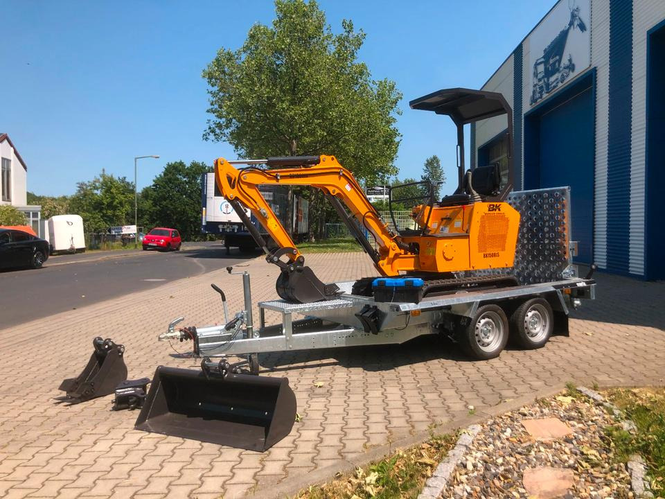 Minibagger BK1500JS inkl. Anhänger *INKL.19% MWST*BERGER KRAUS*KUBOTA*JOYST*SCHAUFELPAKET* - Mini excavator, Trailer: picture 2 Minibagger BK1500JS inkl. Anhänger *INKL.19% MWST*BERGER KRAUS*KUBOTA*JOYST*SCHAUFELPAKET* - Mini excavator, Trailer: picture 2