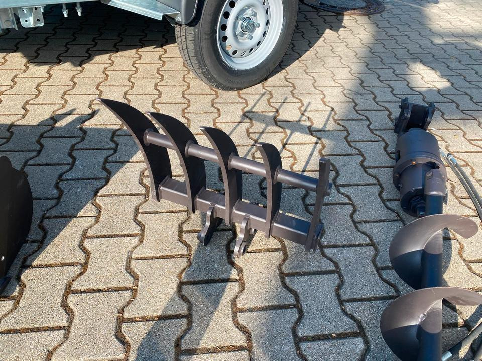 Mini excavator, Trailer Minibagger BK950JS + Anhänger + Zubehör *INKL.19% MWST*BERGER KRAUS*JOYSTICK*SOFORT!*: picture 12