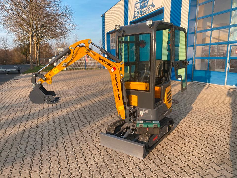 Mini excavator Minibagger BK950KS *INKL.19% MWST*BERGER KRAUS*KABINE*SOFORT!*: picture 11