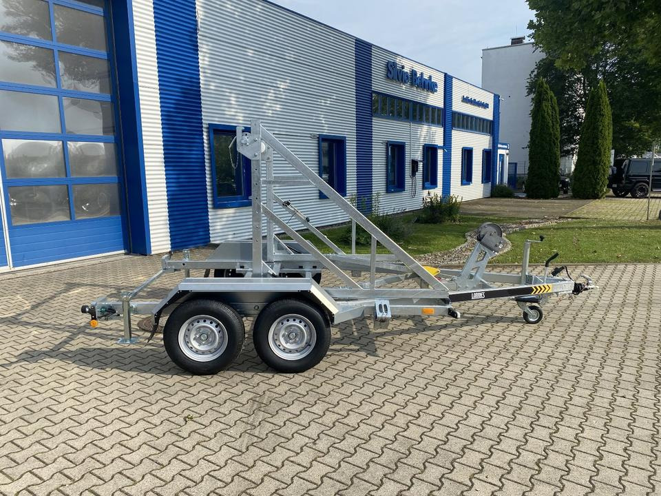 Cable drum trailer Vermietung / Kabelanhänger 2700KG / Nutzlast 2094KG / Kabeltrommel-Anhänger / Glasfaser/ 1 Monat: picture 6