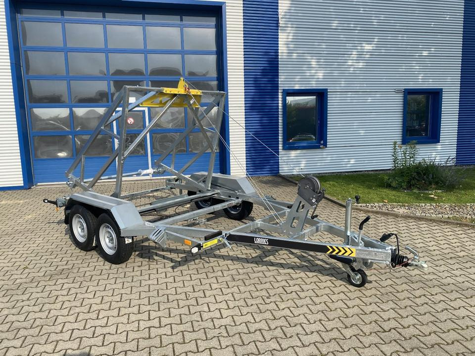 Cable drum trailer Vermietung / Kabelanhänger 2700KG / Nutzlast 2094KG / Kabeltrommel-Anhänger / Glasfaser/ 1 Monat: picture 10