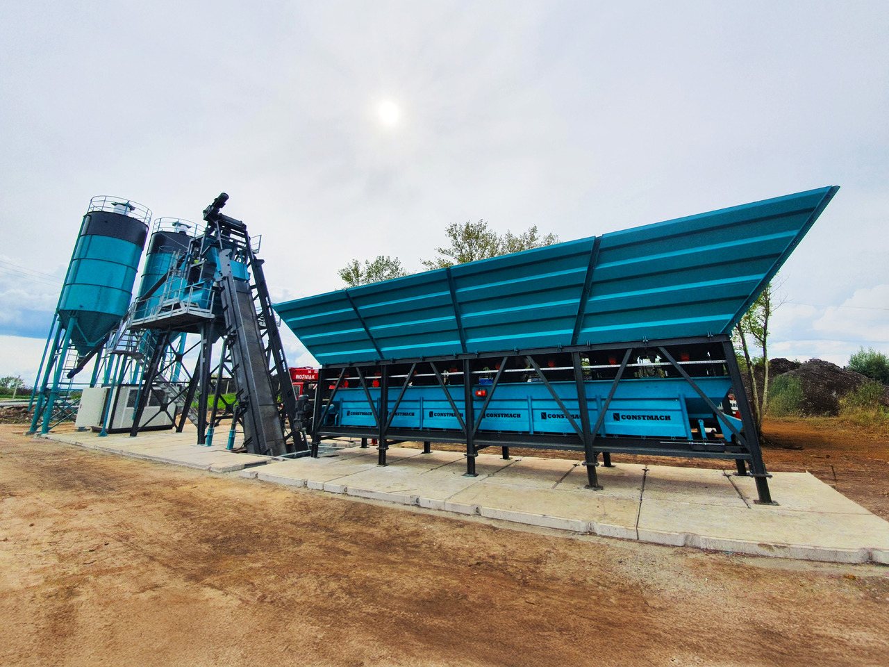 Constmach 100 m³/h Compact Concrete Batching Plant - Concrete plant: picture 4 Constmach 100 m³/h Compact Concrete Batching Plant - Concrete plant: picture 4