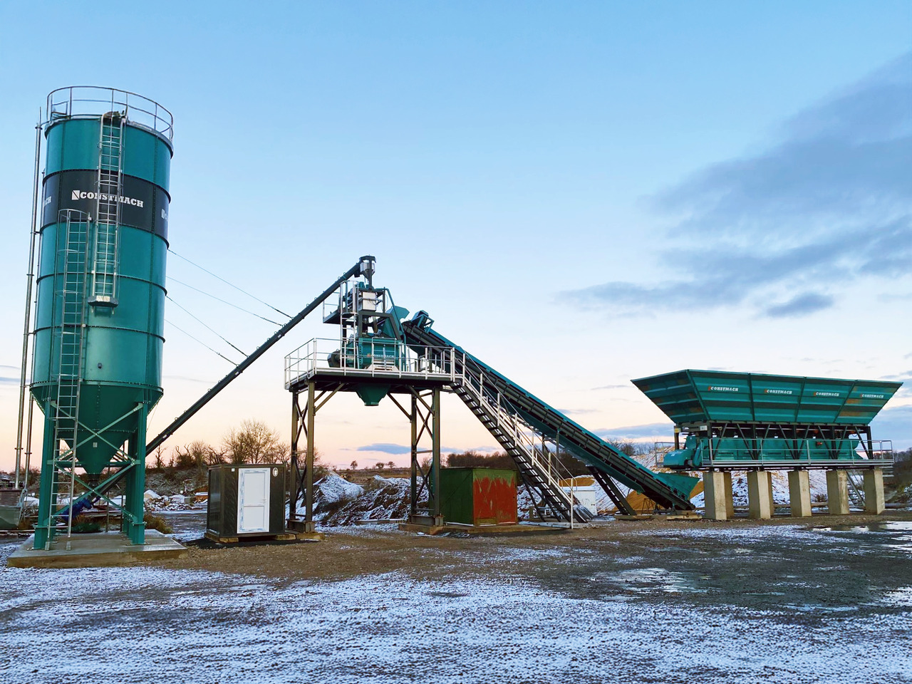 New Concrete plant Constmach 60 m³/h Compact Concrete Batching Plant With Band: picture 6
