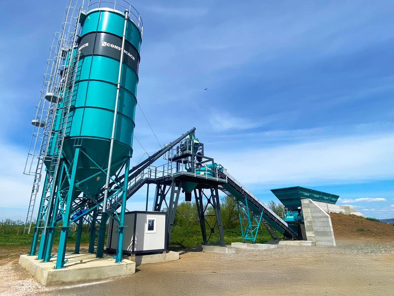 New Concrete plant Constmach 60 m³/h Compact Concrete Batching Plant With Band: picture 5