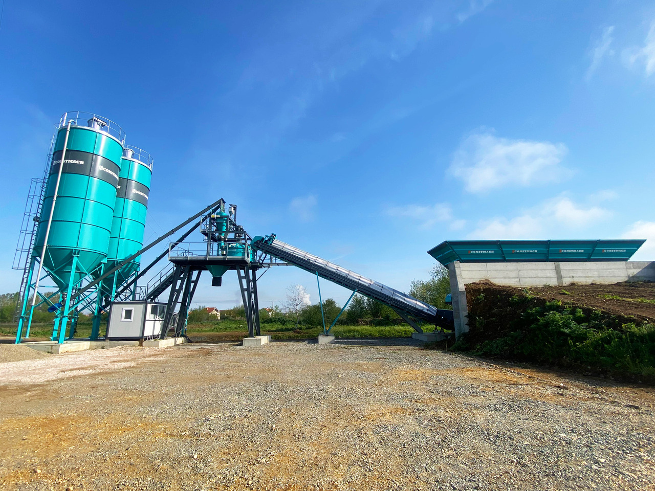 Constmach 60 m³/h Compact Concrete Batching Plant With Band - Concrete plant: picture 4 Constmach 60 m³/h Compact Concrete Batching Plant With Band - Concrete plant: picture 4