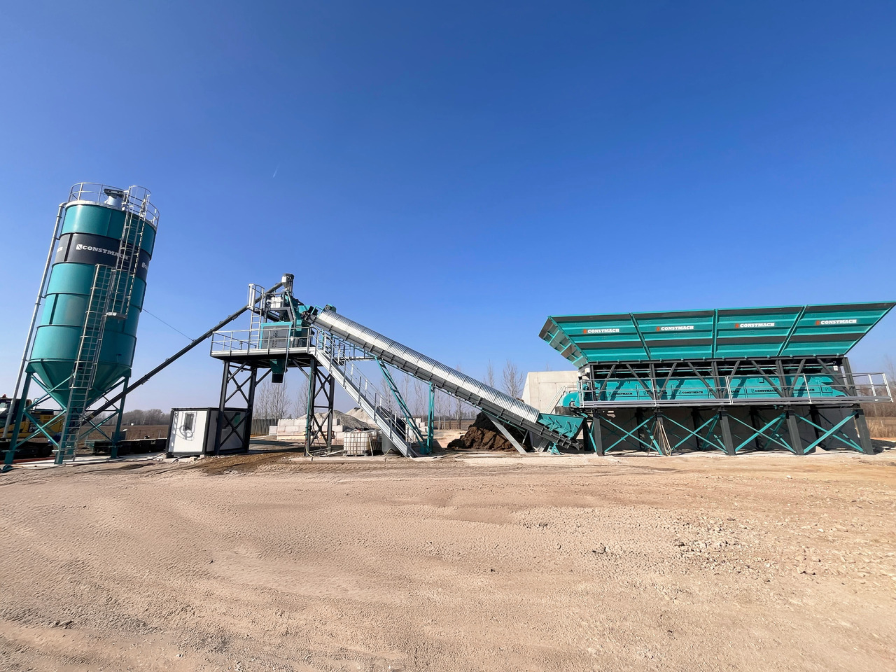 New Concrete plant Constmach 60 m³/h Compact Concrete Batching Plant With Band: picture 7